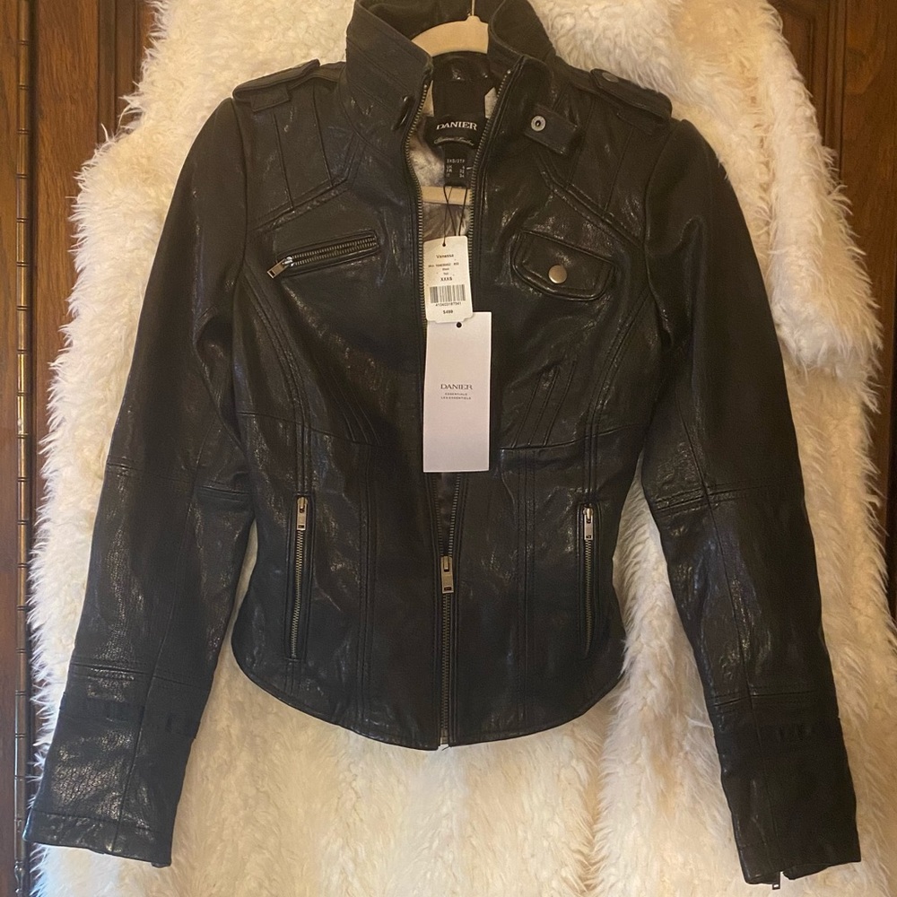 Danier Womens Leather Jacket XXXS
